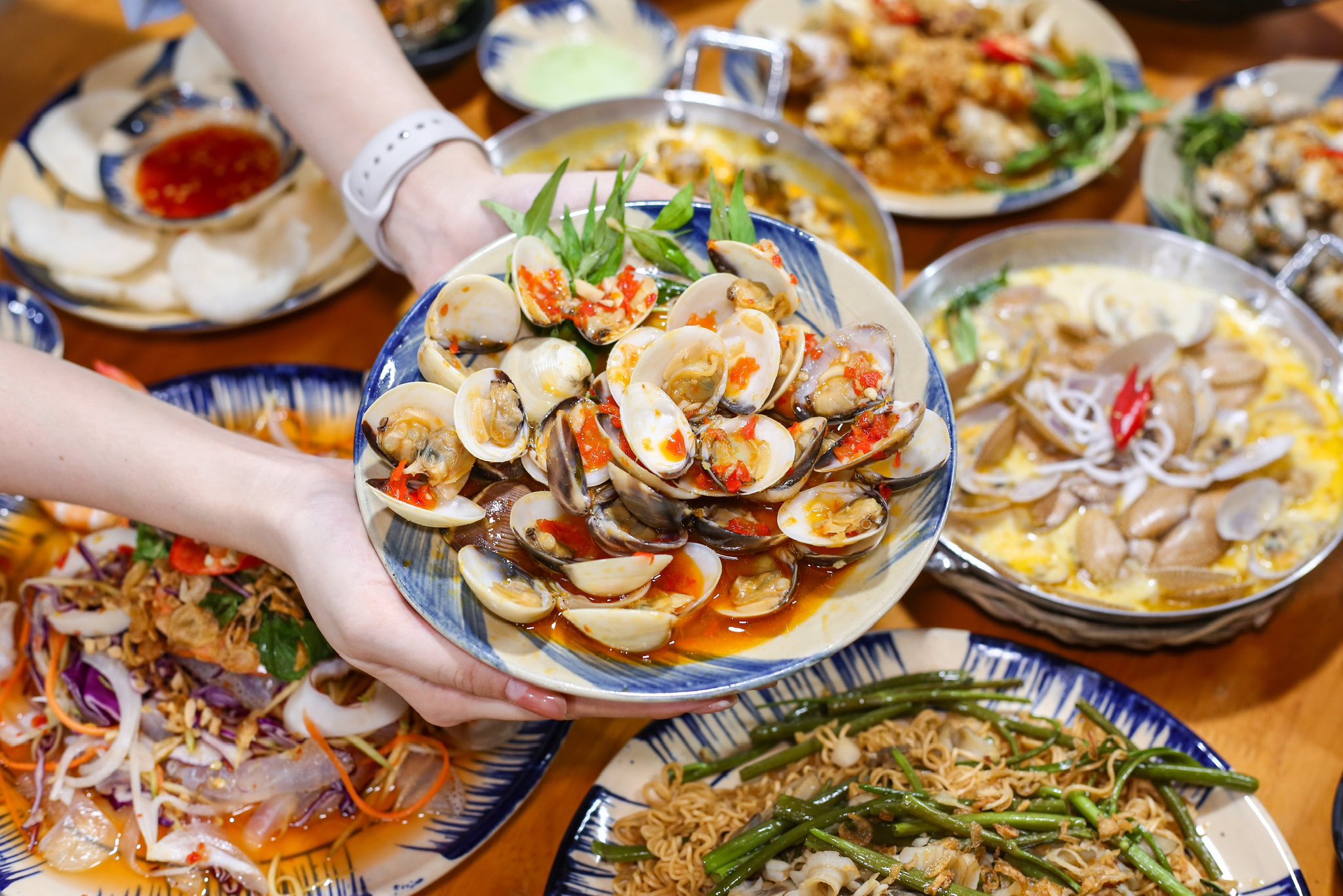 Ngao hấp thái